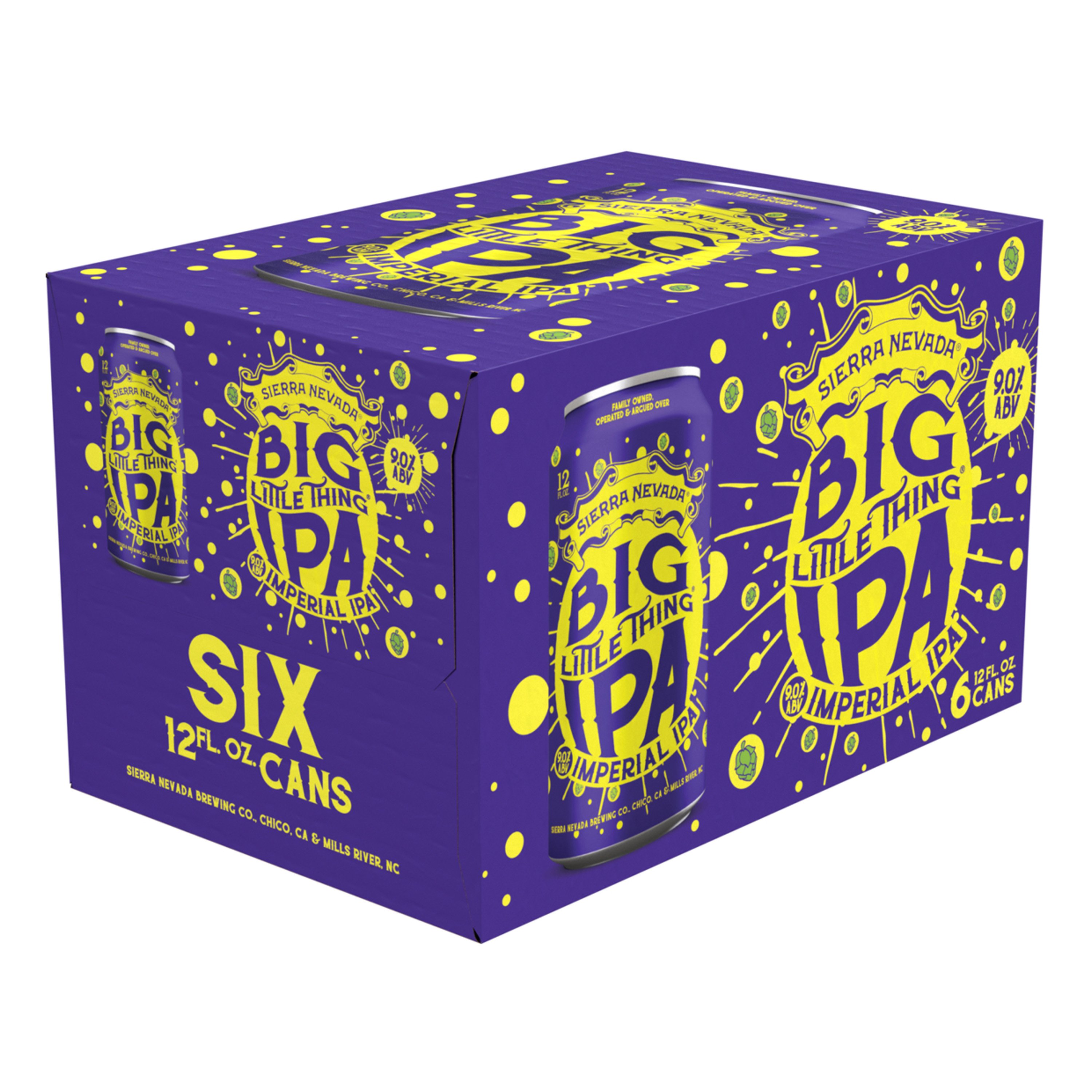 Sierra Nevada Big Little Thing Hazy Imperial IPA Craft Beer 6 pk