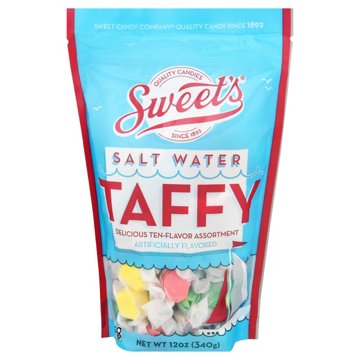 Sweet's Salt Water Ten-Flavor Taffy, 12 oz