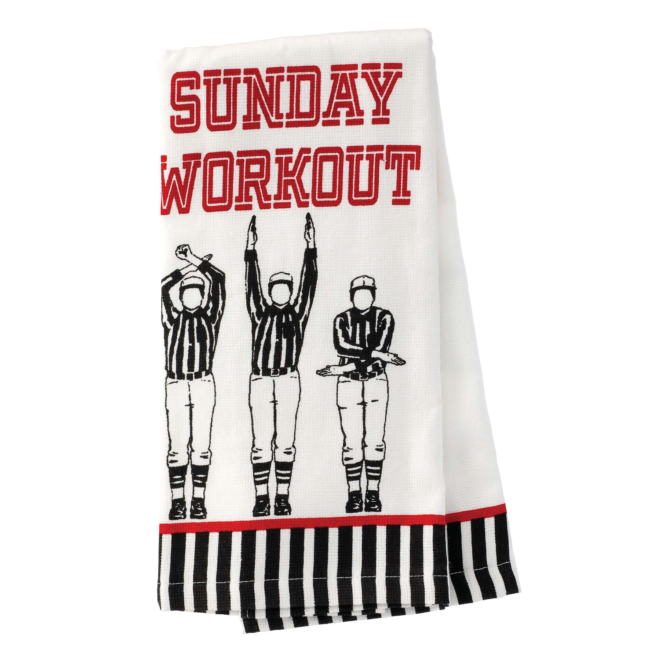 All About U Sunday Workout Football Kitchen Towel Shop Kitchen Linens