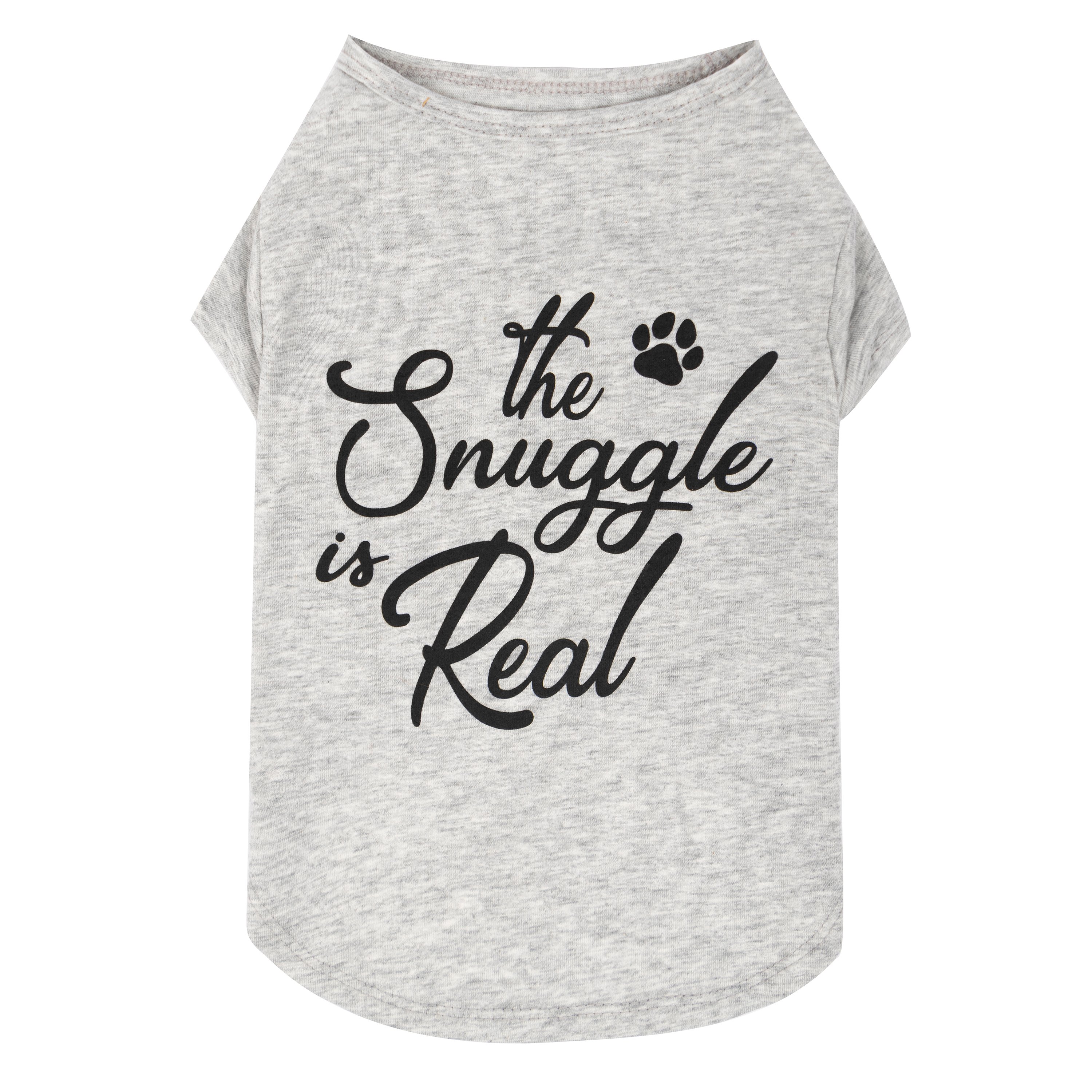 dog snuggling shirt