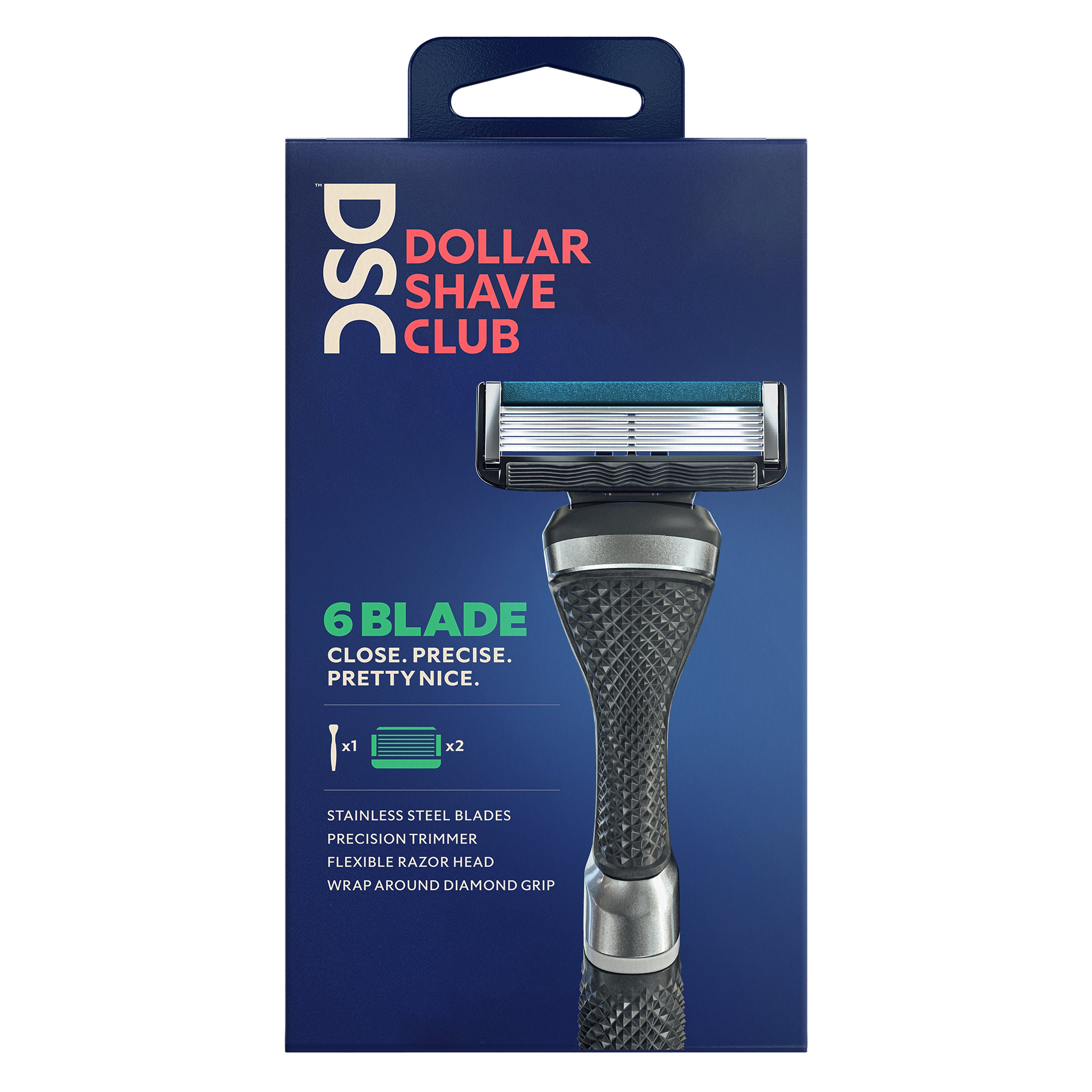Dollar Shave Club 6-Blade Razor Starter Set - Shop Shaving & Hair Removal at H-E-B