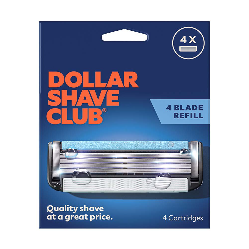 Dollar Shave Club 4-Blade Razor Refill Cartridges - Shop Bath & Skin Care  at H-E-B