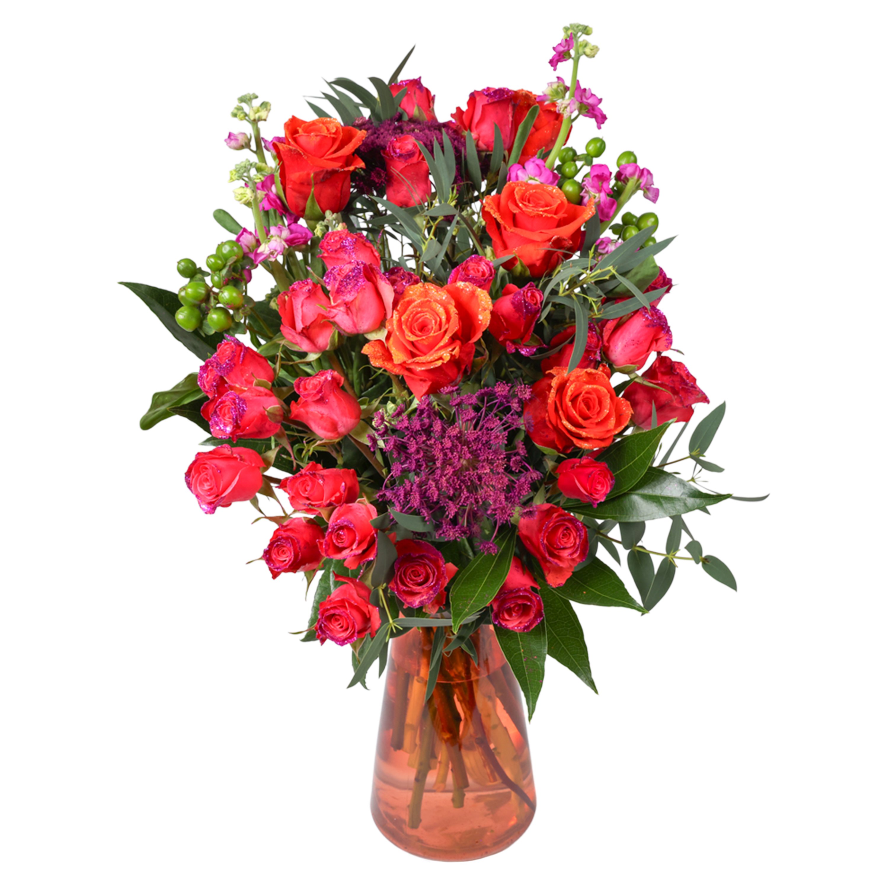 BLOOMS By H-E-B Sparkle Like A Diamond Roses Flower Arrangement - Shop ...