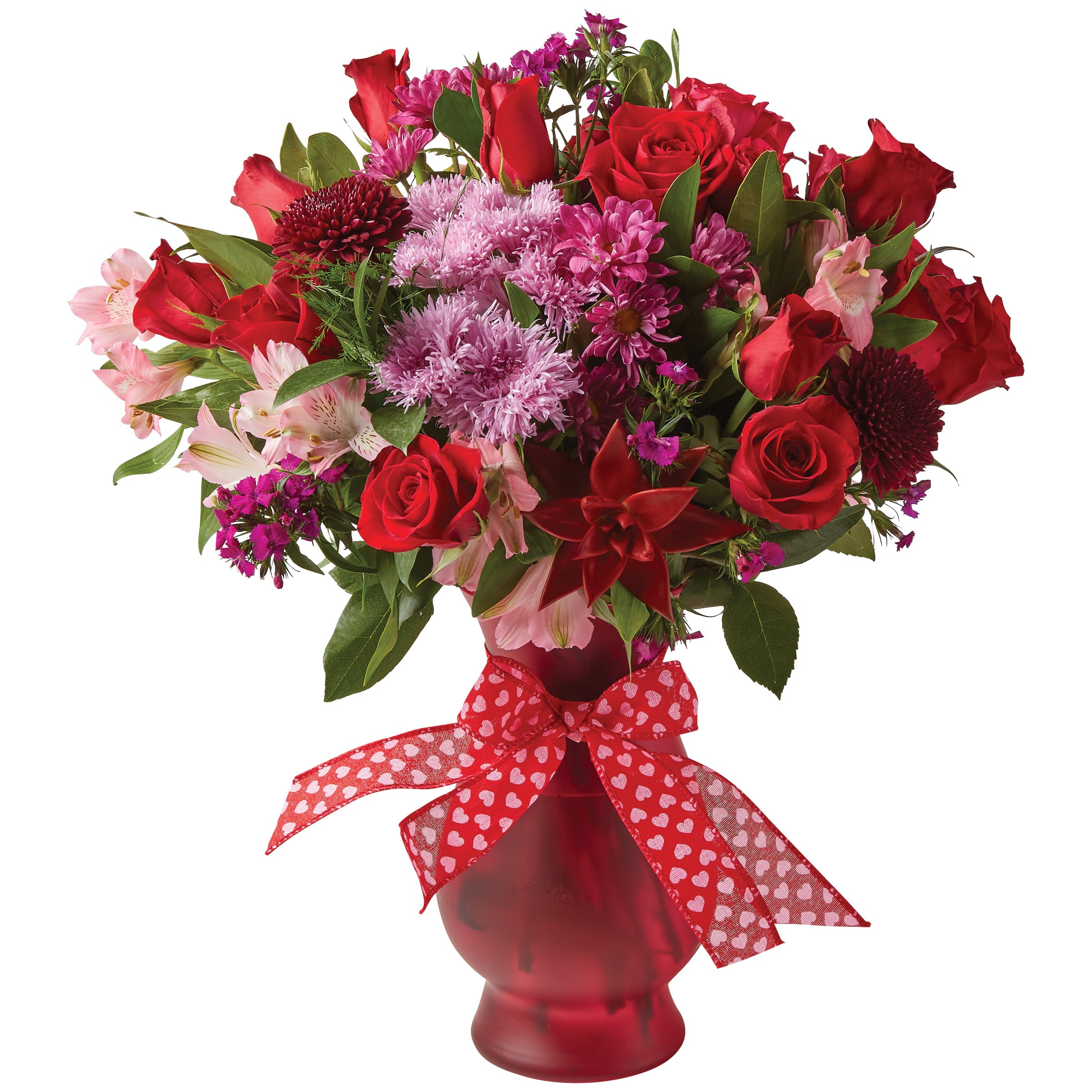 BLOOMS by HEB Grande J'Adore Dozen Roses Flower Arrangement Shop