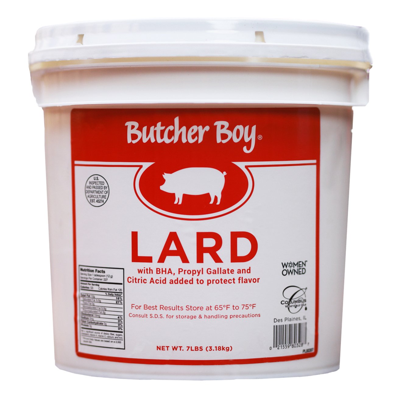 Butcher Boy Pork Lard Shop Butter & Margarine at HEB