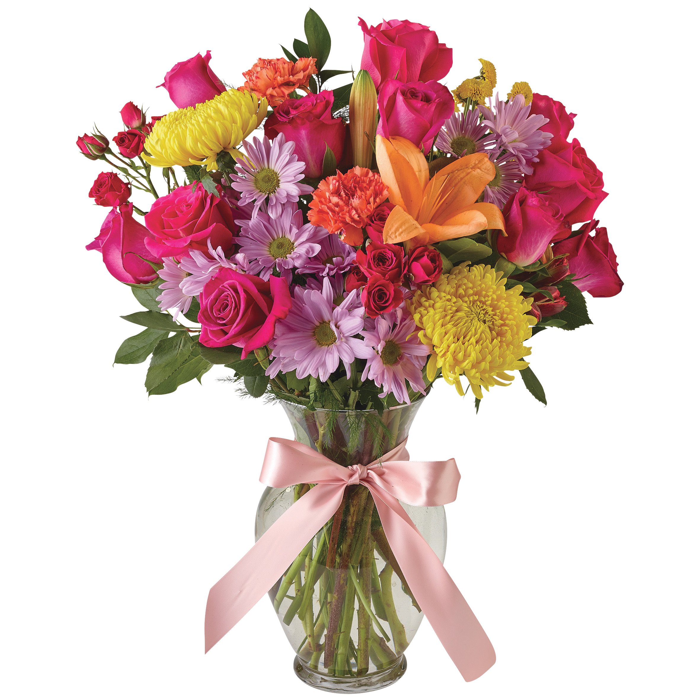 BLOOMS by H-E-B Grande Valentine Sweetness Roses Flower Arrangement ...