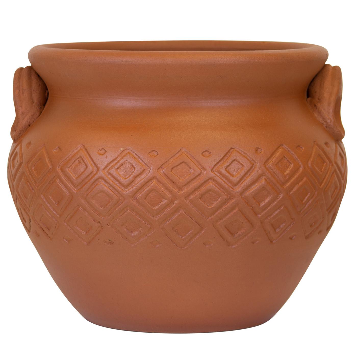 Trendspot Tulum Bean Pot Clay Planter - Terracotta; image 1 of 5