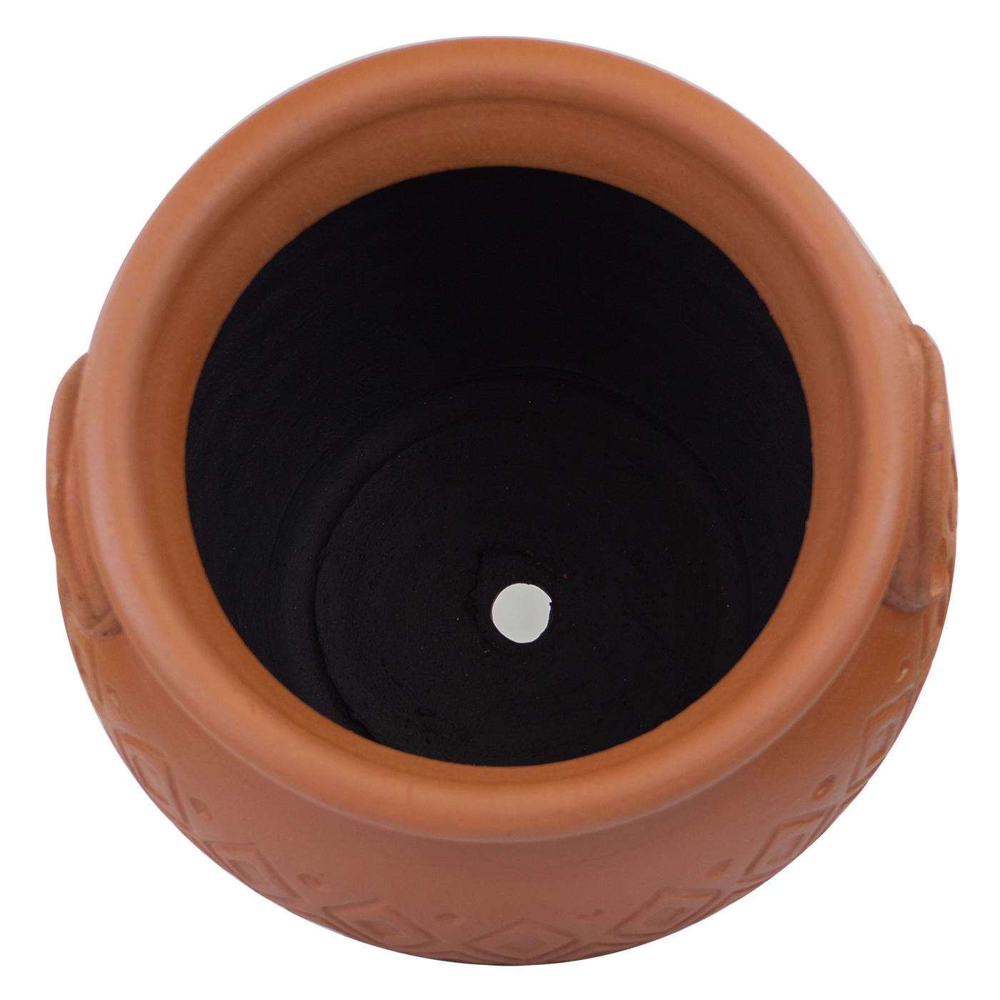 Trendspot Tulum Bean Pot Clay Planter - Terracotta; image 4 of 5