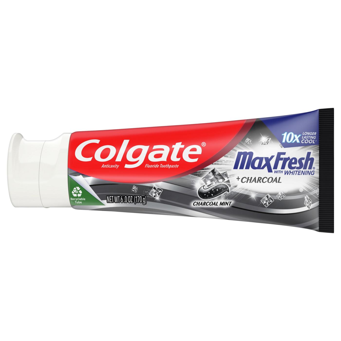 Colgate Max Fresh + Charcoal Anticavity Toothpaste - Charcoal Mint; image 5 of 5