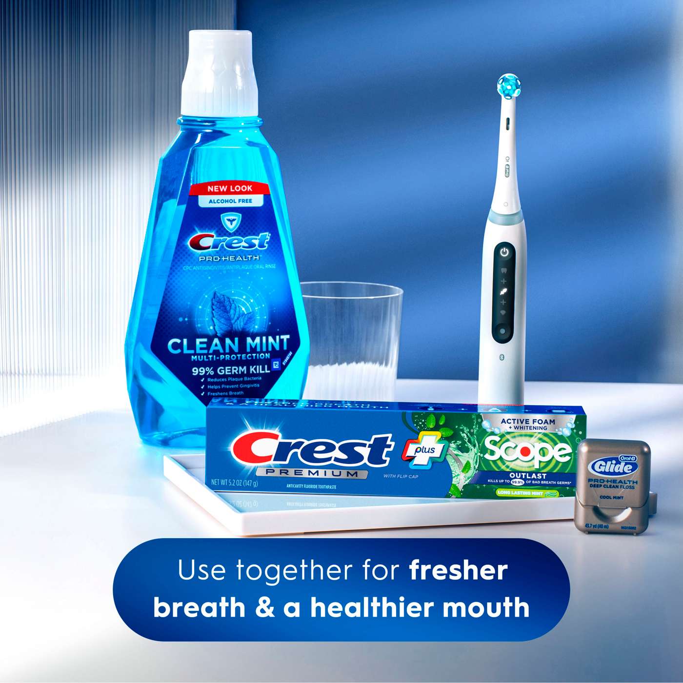Crest Premium + Scope Outlast Active Foam Toothpaste - Long Lasting Mint; image 7 of 8