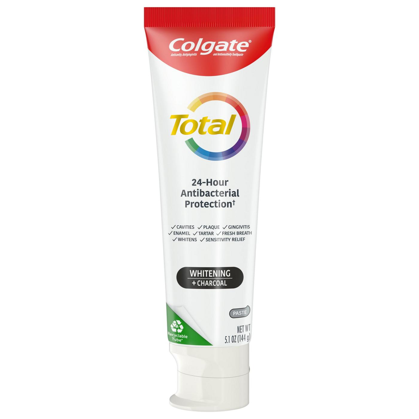 Colgate Total Whitening + Charcoal Toothpaste; image 12 of 12