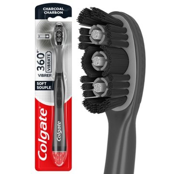 Colgate 360 Charcoal Sonic Power Toothbrush - Soft