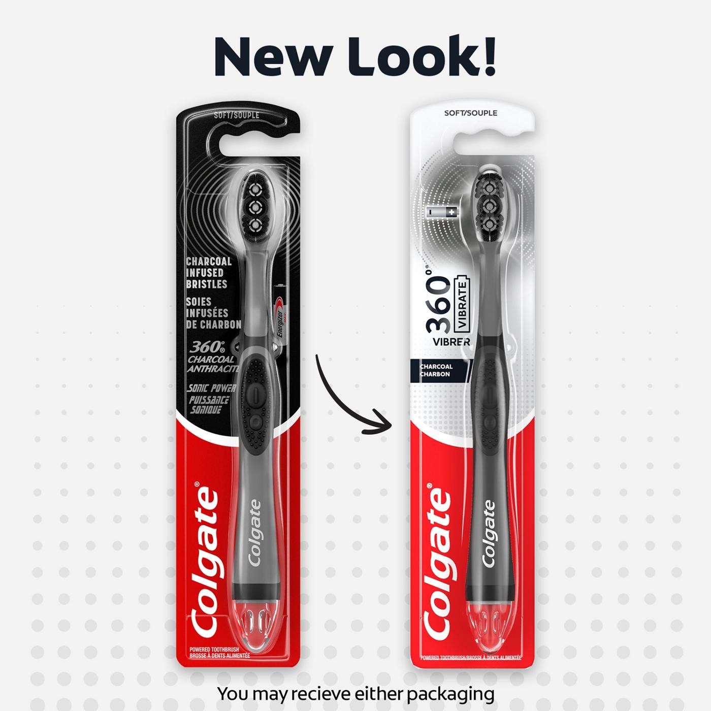 Colgate 360 Charcoal Sonic Power Toothbrush - Soft; image 8 of 9