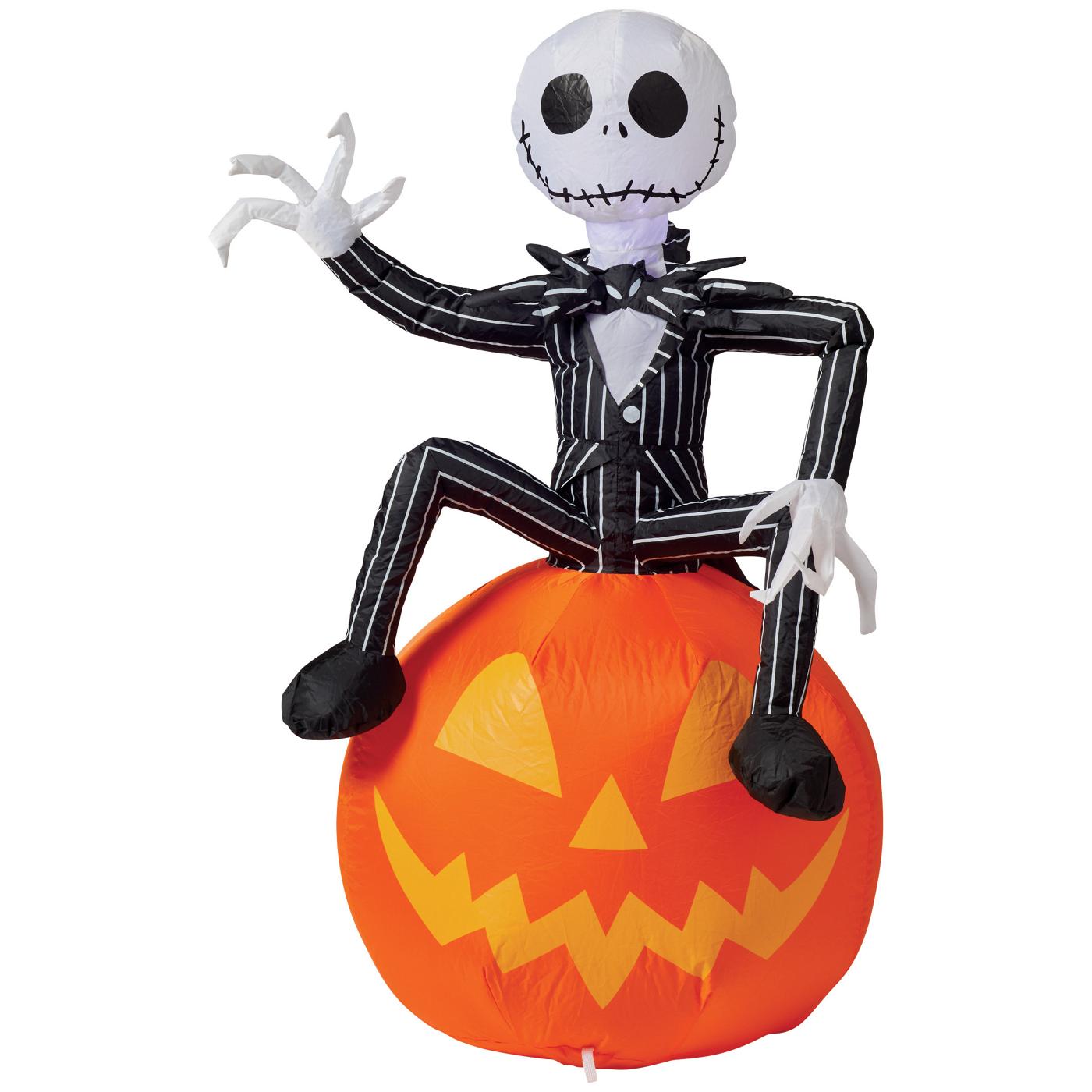 The Nightmare Before Christmas Jack Skellington Inflatable Halloween Decor; image 2 of 2