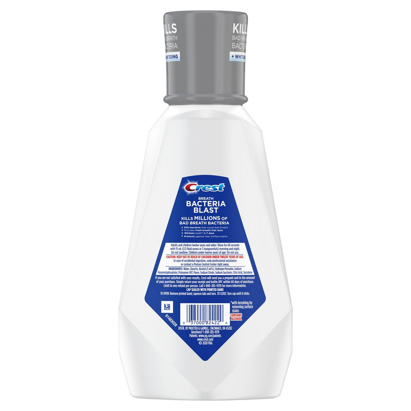 Crest Breath Bacteria Blast Mouthwash - Icy Cool Mint; image 2 of 9