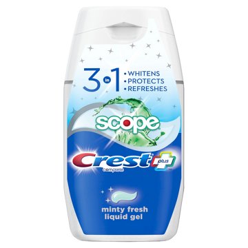 Crest Complete + Scope 3-in-1 Liquid Gel Toothpaste - Minty Fresh, 4.6 oz