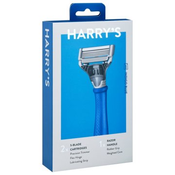 Harry's 5 Blade Razor System Indigo Blue