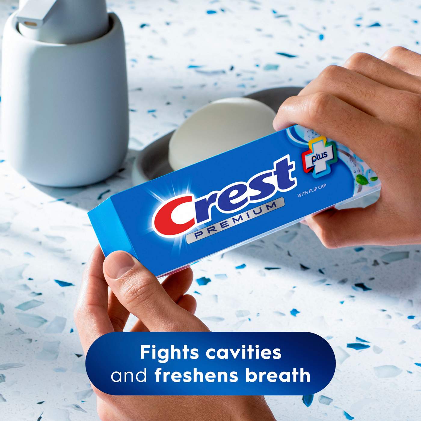 Crest Premium + Advanced Whitening Active Foam Toothpaste - Clean Mint; image 3 of 8