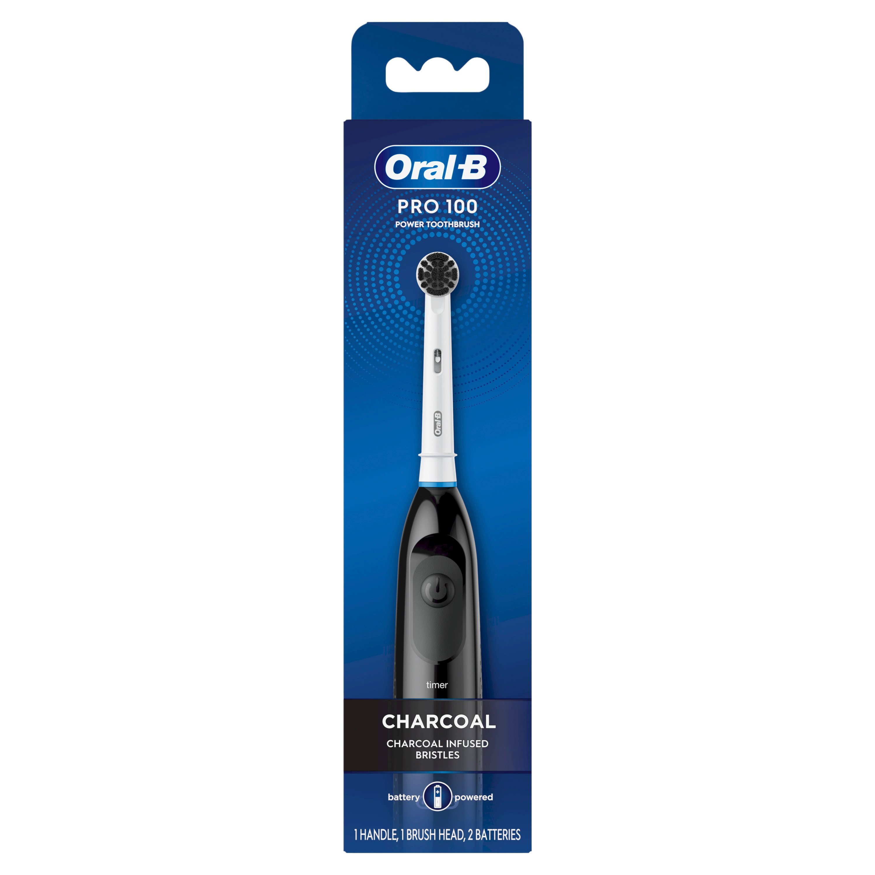 Oral-B Charcoal Clinical Battery Powered Toothbrush - Shop Toothbrushes ...