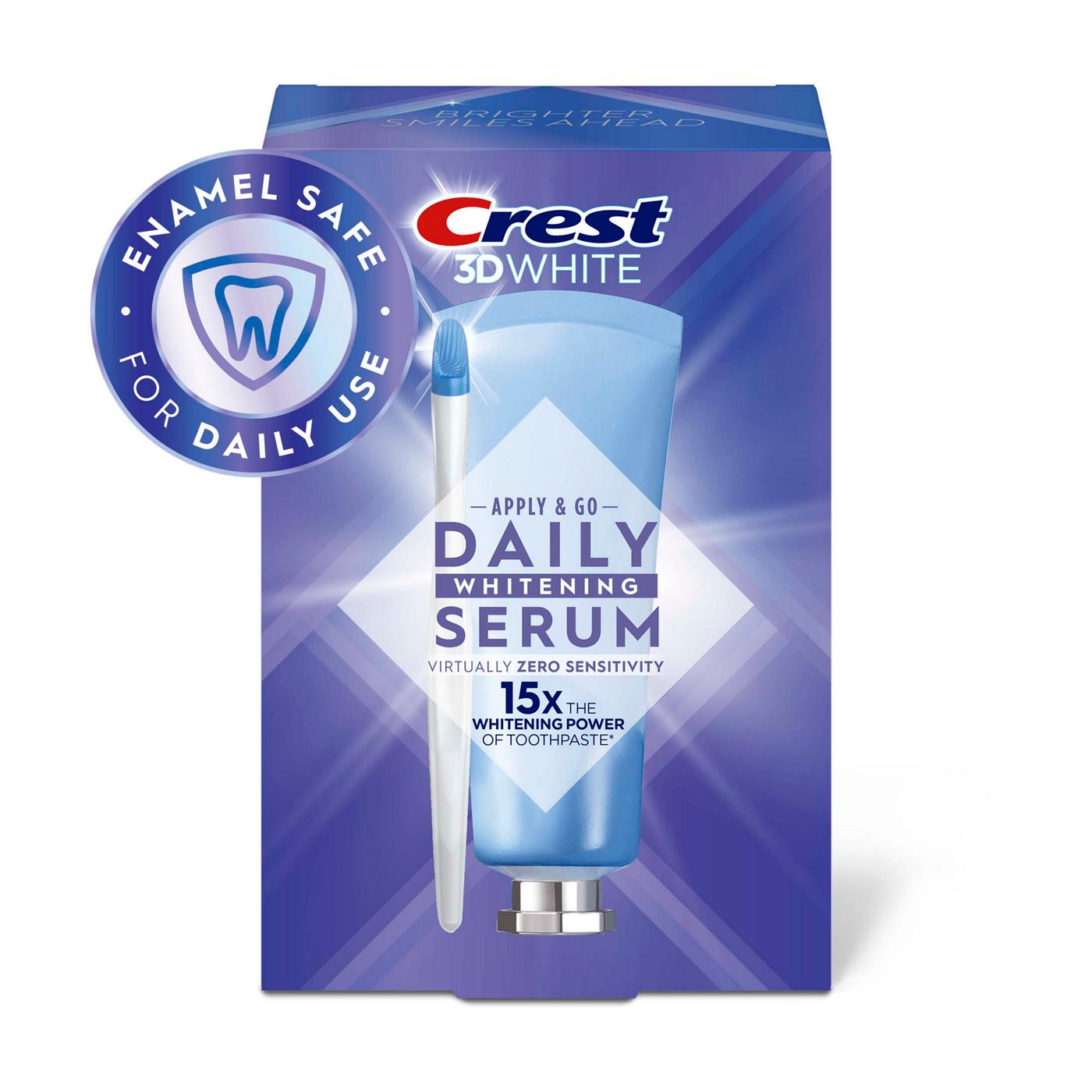 Crest 3D White Apply & Go Daily Whitening Serum Kit - Fresh Mint; image 1 of 10