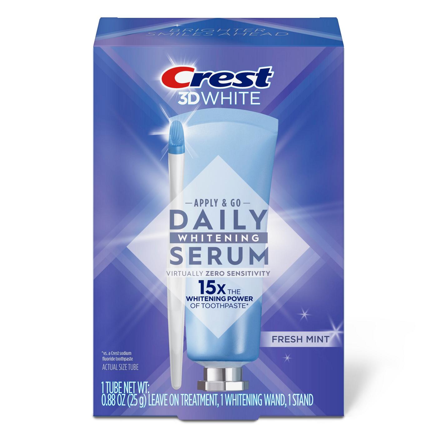 Crest 3D White Apply & Go Daily Whitening Serum Kit - Fresh Mint; image 3 of 10
