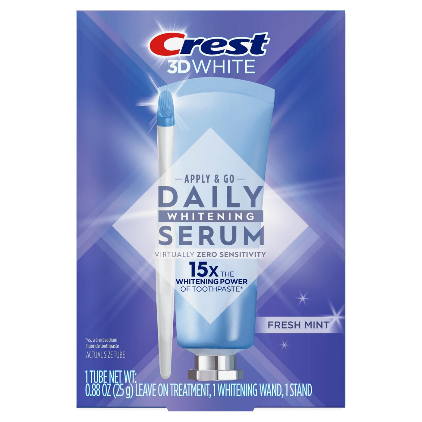 Crest 3D White Apply & Go Daily Whitening Serum Kit - Fresh Mint; image 10 of 10