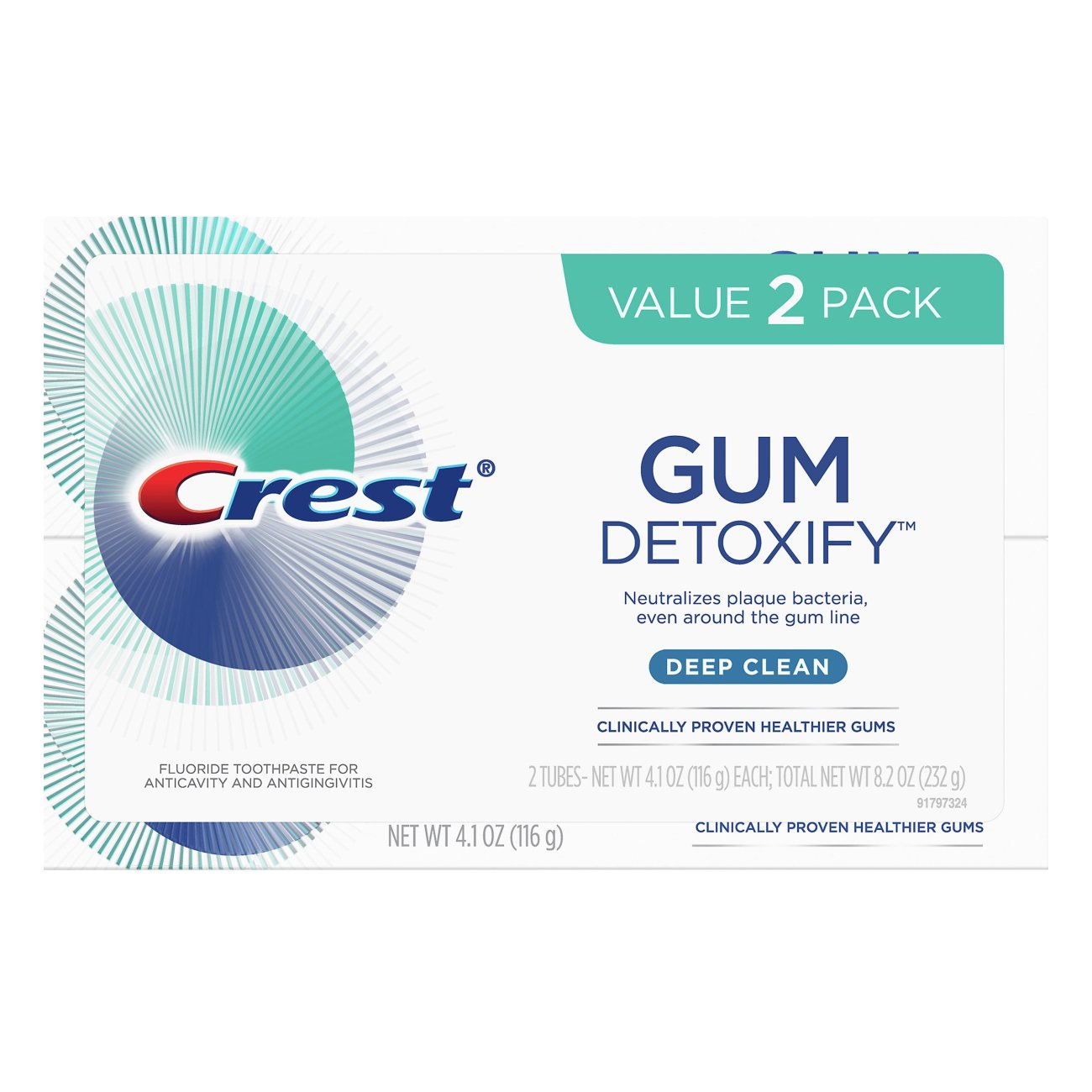 Crest Gum Detoxify Toothpaste Deep Clean, 2 Pk Shop Toothpaste at HEB