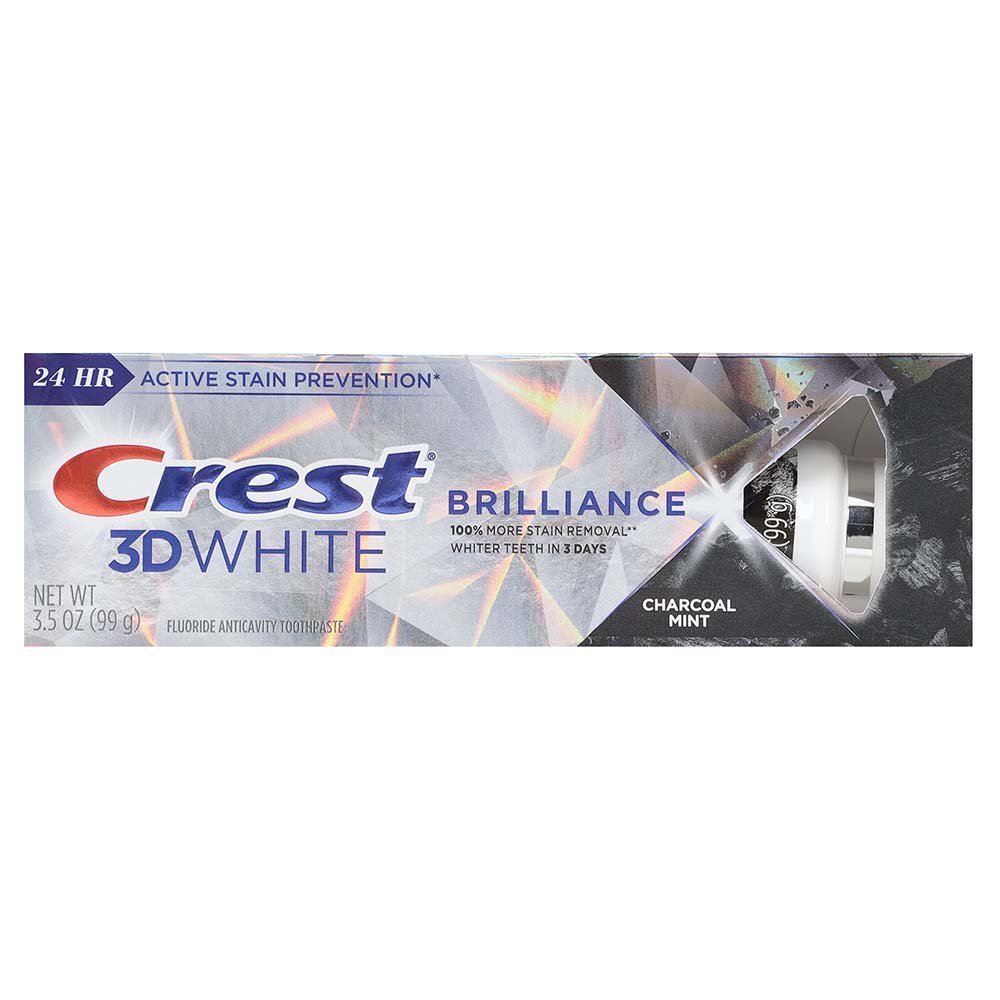Crest 3D White Brilliance Toothpaste Charcoal Mint Shop Toothpaste