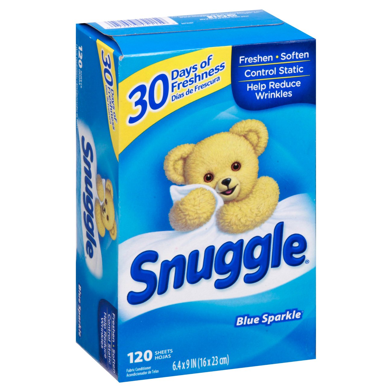Snuggle Fabric Softener Sheets Blue Sparkle Shop Softeners at HEB