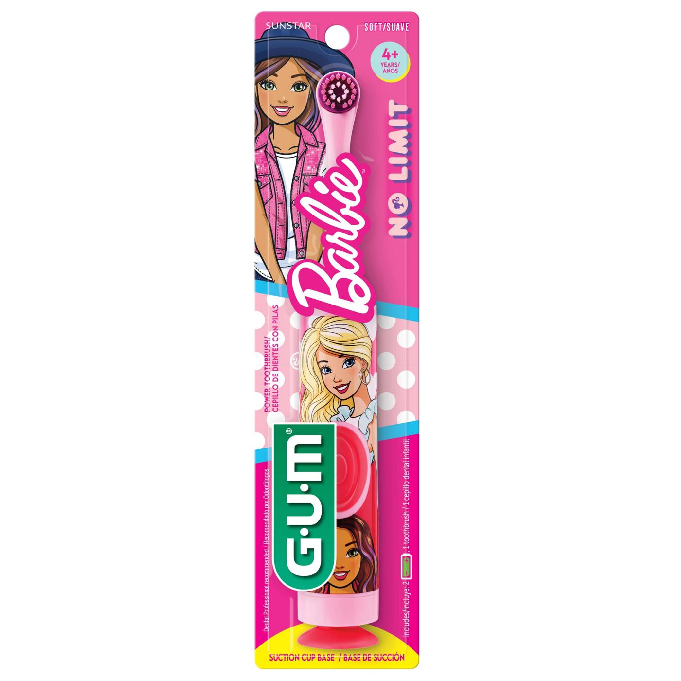 GUM Barbie Battery Powered Soft Toothbrush; image 1 of 7