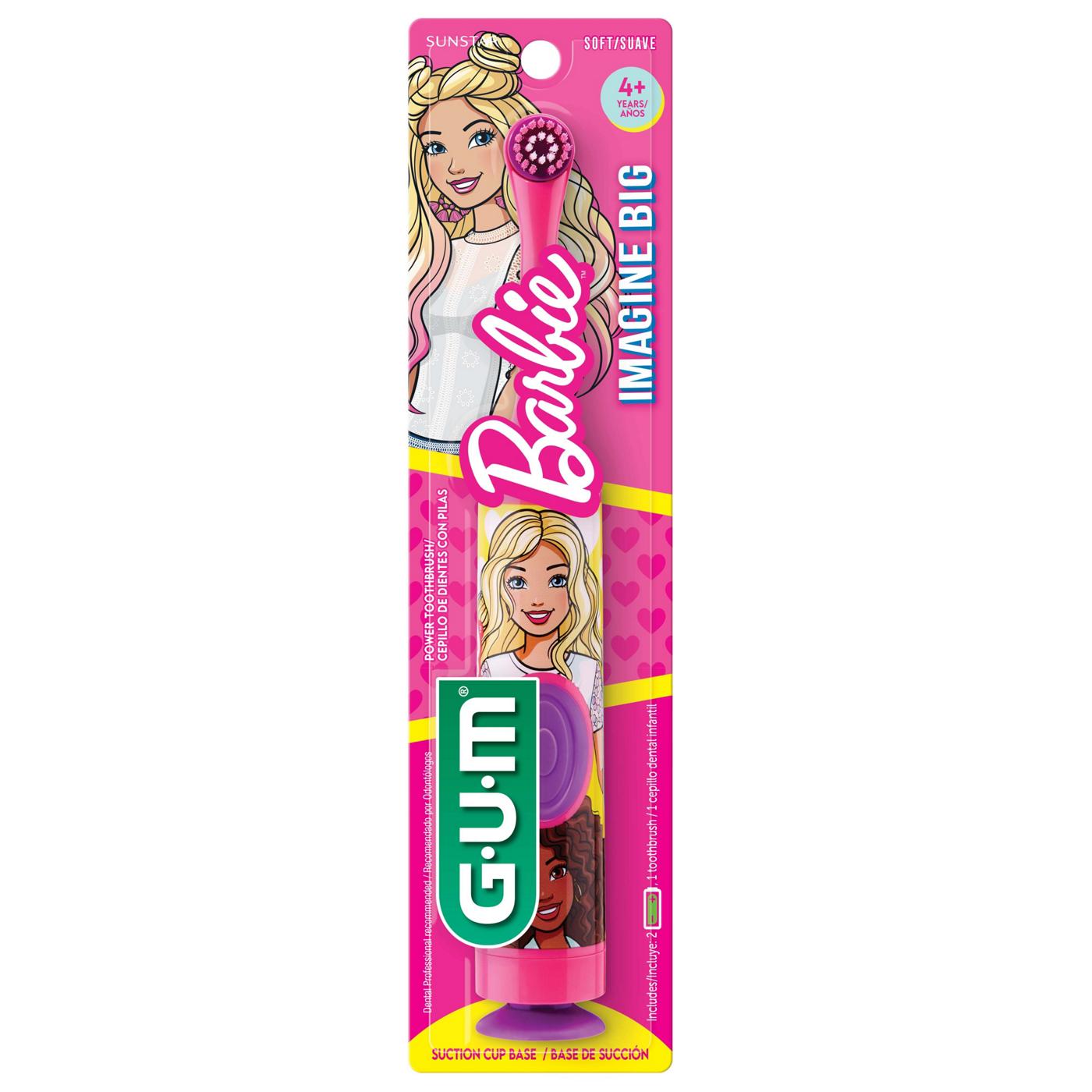 GUM Barbie Battery Powered Soft Toothbrush; image 2 of 7