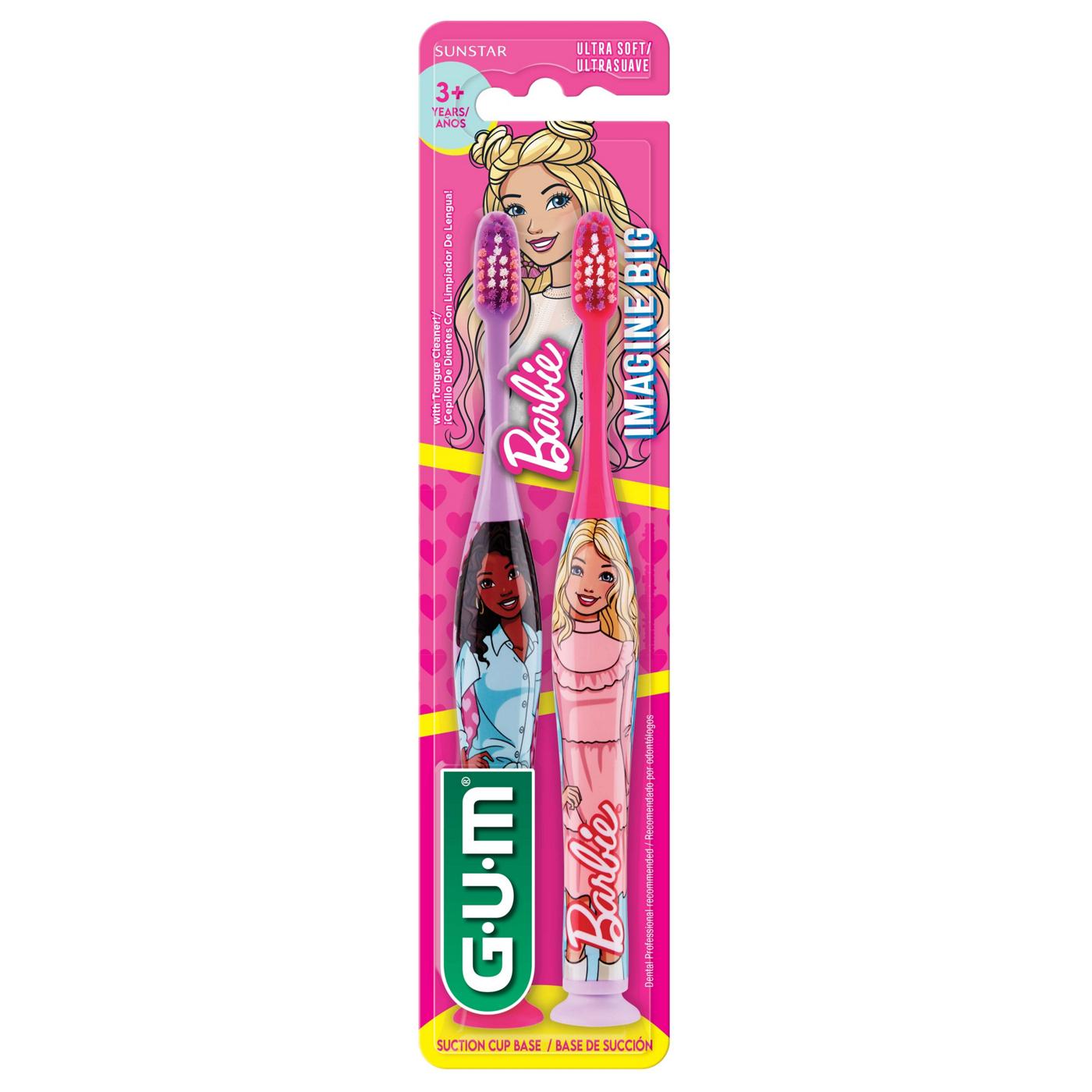 GUM Kids Barbie Toothbrush Twin Pack; image 3 of 7