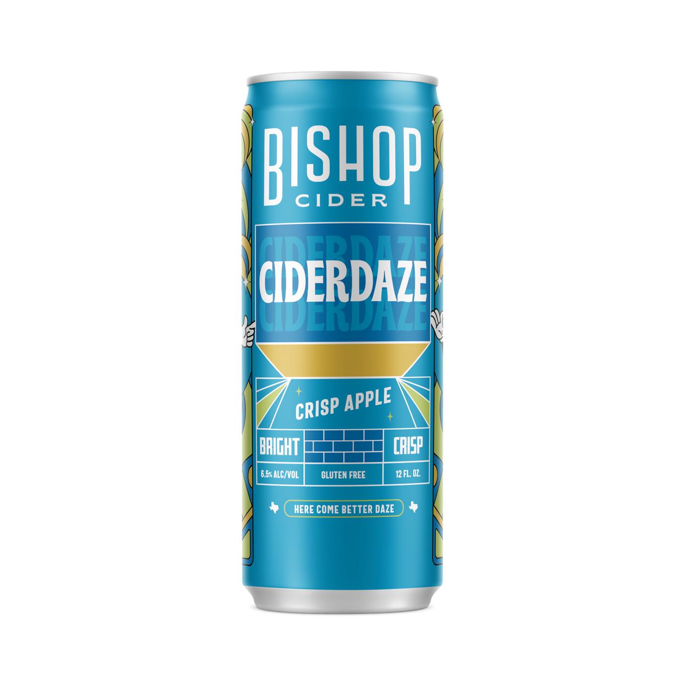 Bishop Cider Ciderdaze Crisp Apple 12 oz Cans; image 2 of 2