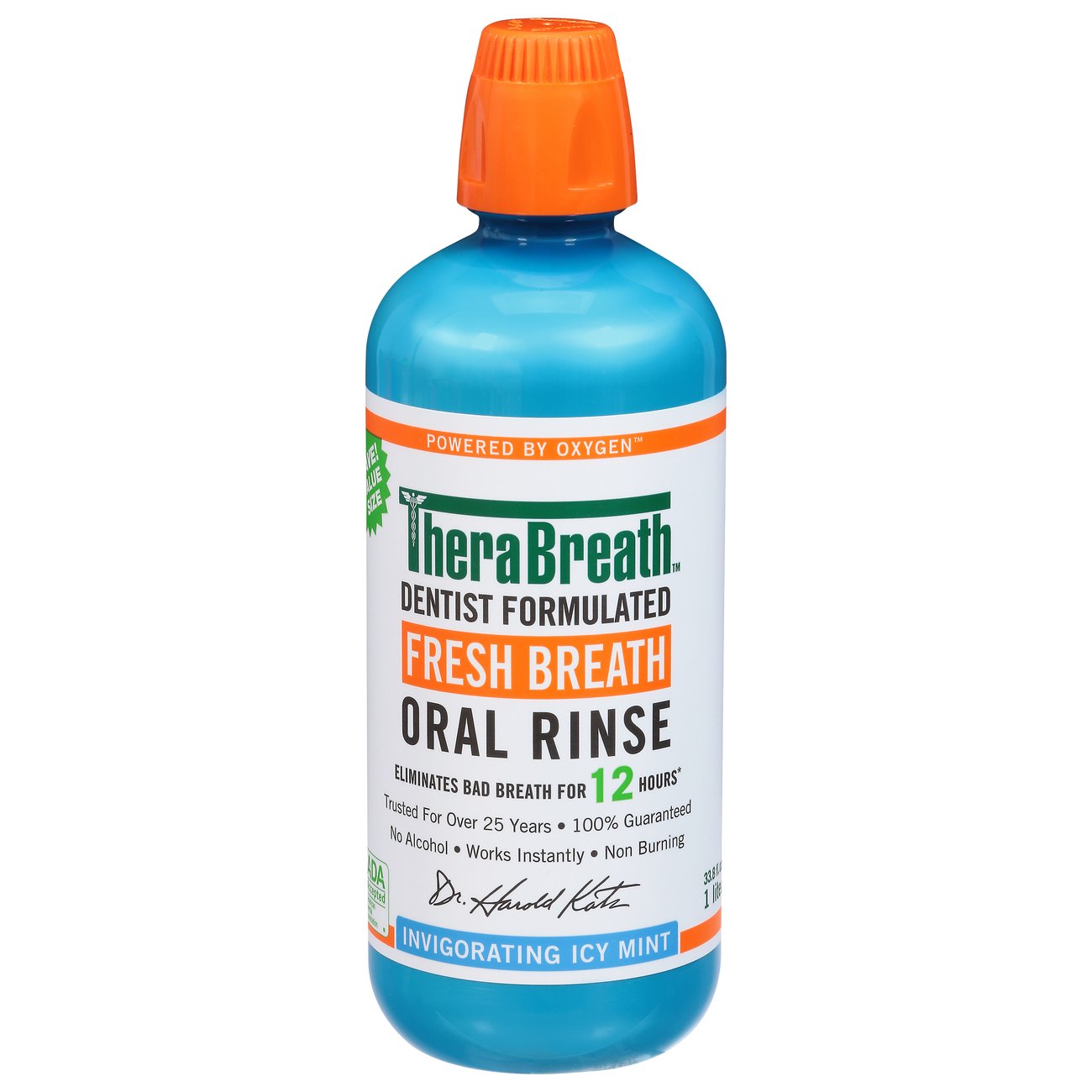 TheraBreath Fresh Breath Oral Rinse Invigorating Icy Mint Shop Oral