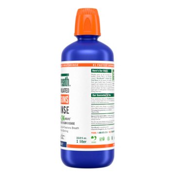TheraBreath Healthy Gums Oral Rinse - Clean Mint, 33.8 oz