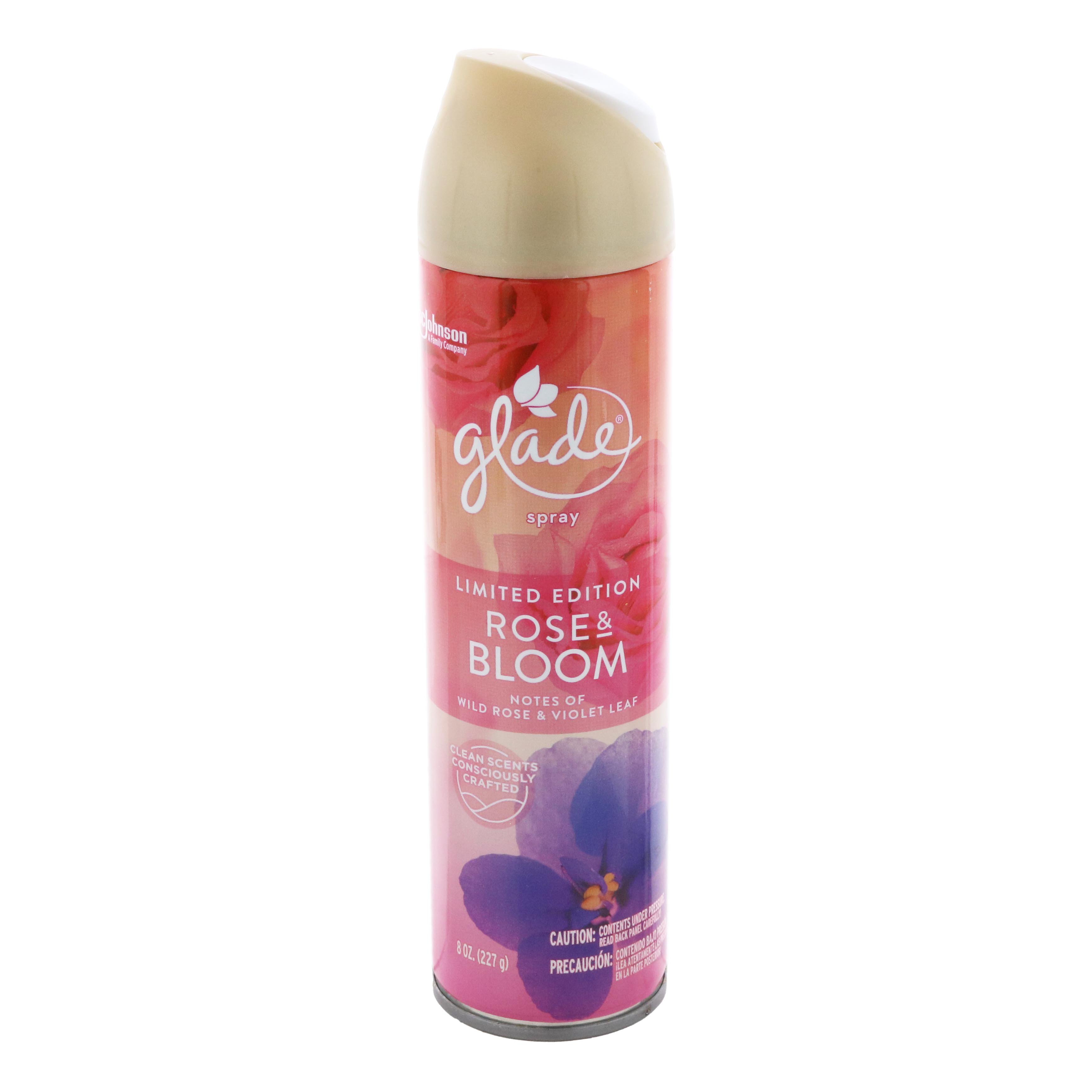 Glade Rose Bloom Air Freshener Room Spray Shop Air Fresheners at HEB