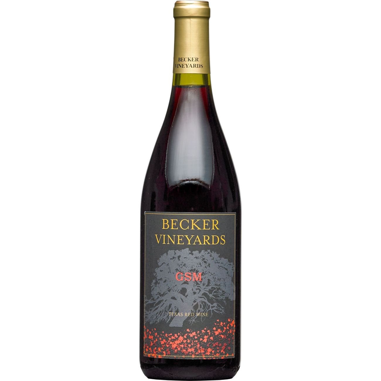 Becker Vineyards GSM Texas Red Wine, 750 mL
