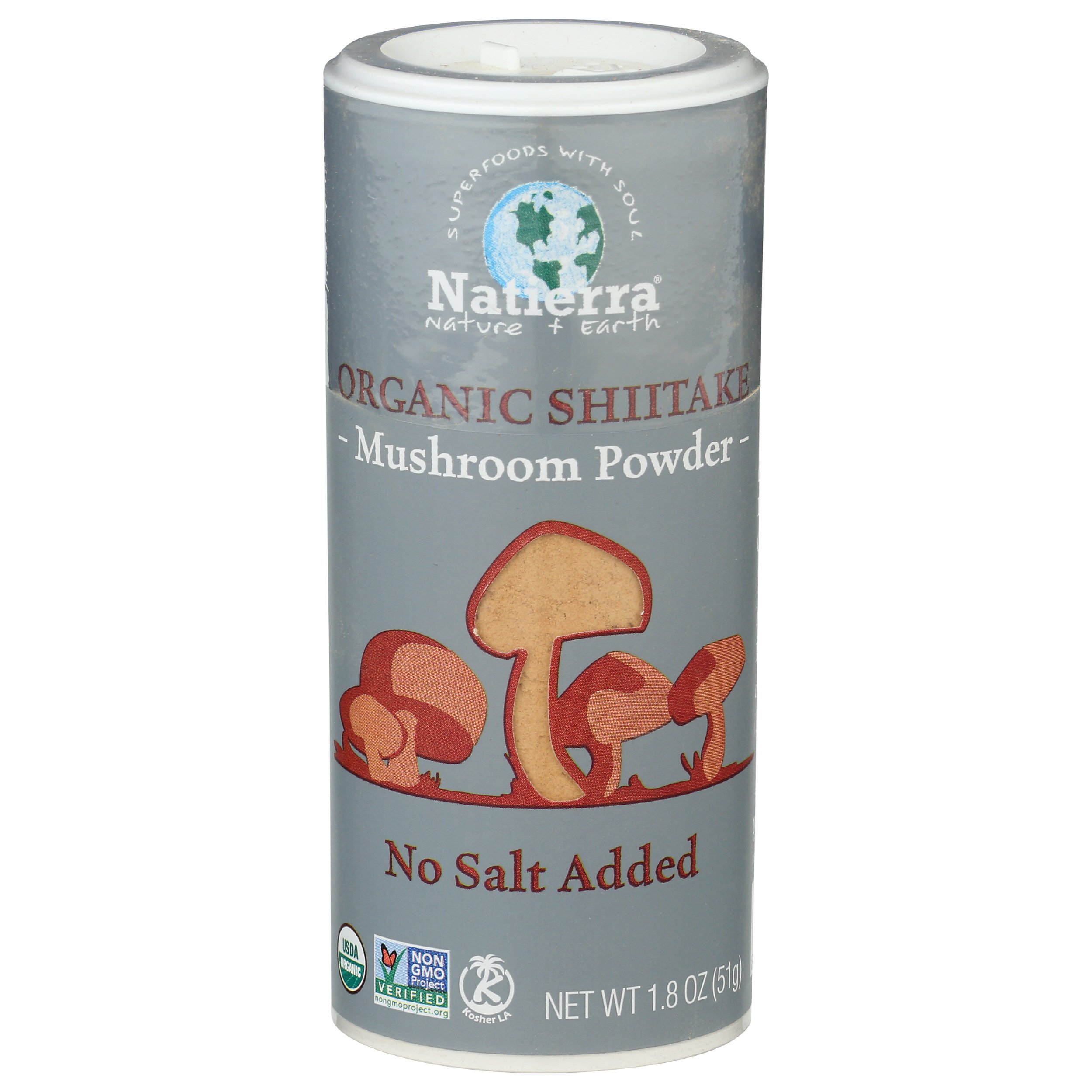 Natierra Organic Shiitake Mushroom Powder Shop Spices & Seasonings at