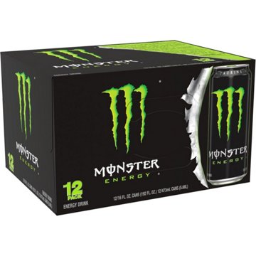Monster Energy Original Energy Drink 12 pk Cans, 16 oz