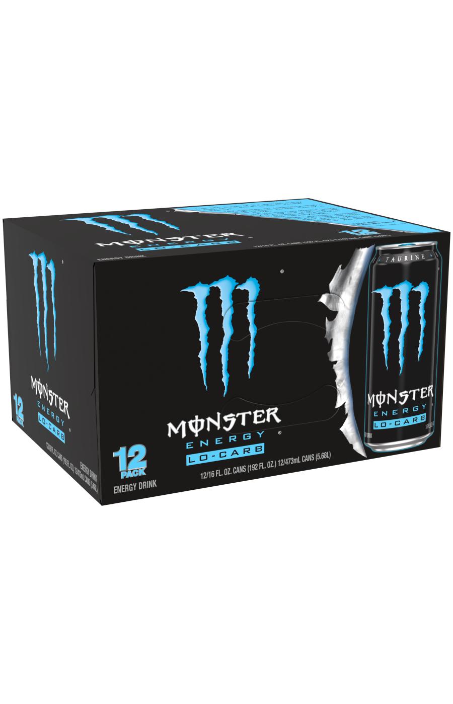 Monster Energy Lo-Carb 16 oz. Cans; image 3 of 4