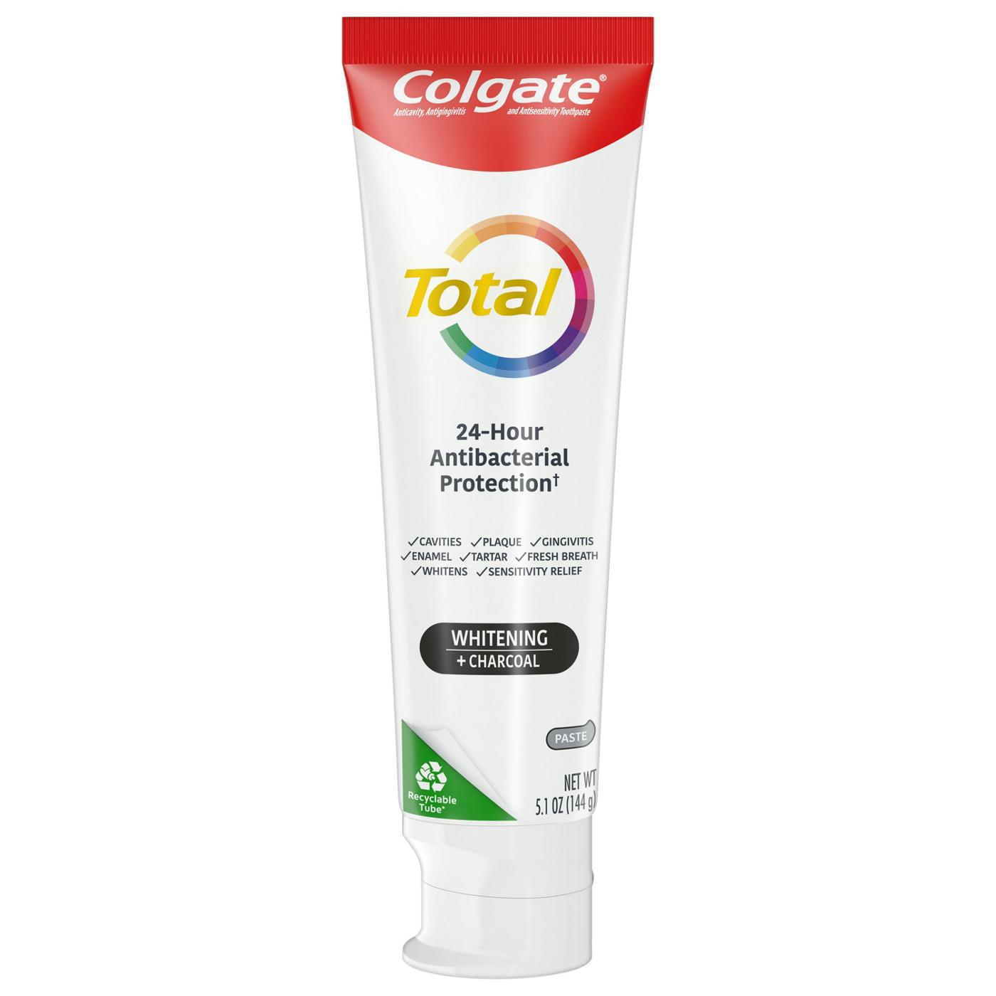 Colgate Total Whitening + Charcoal Toothpaste, 2 Pk; image 15 of 17