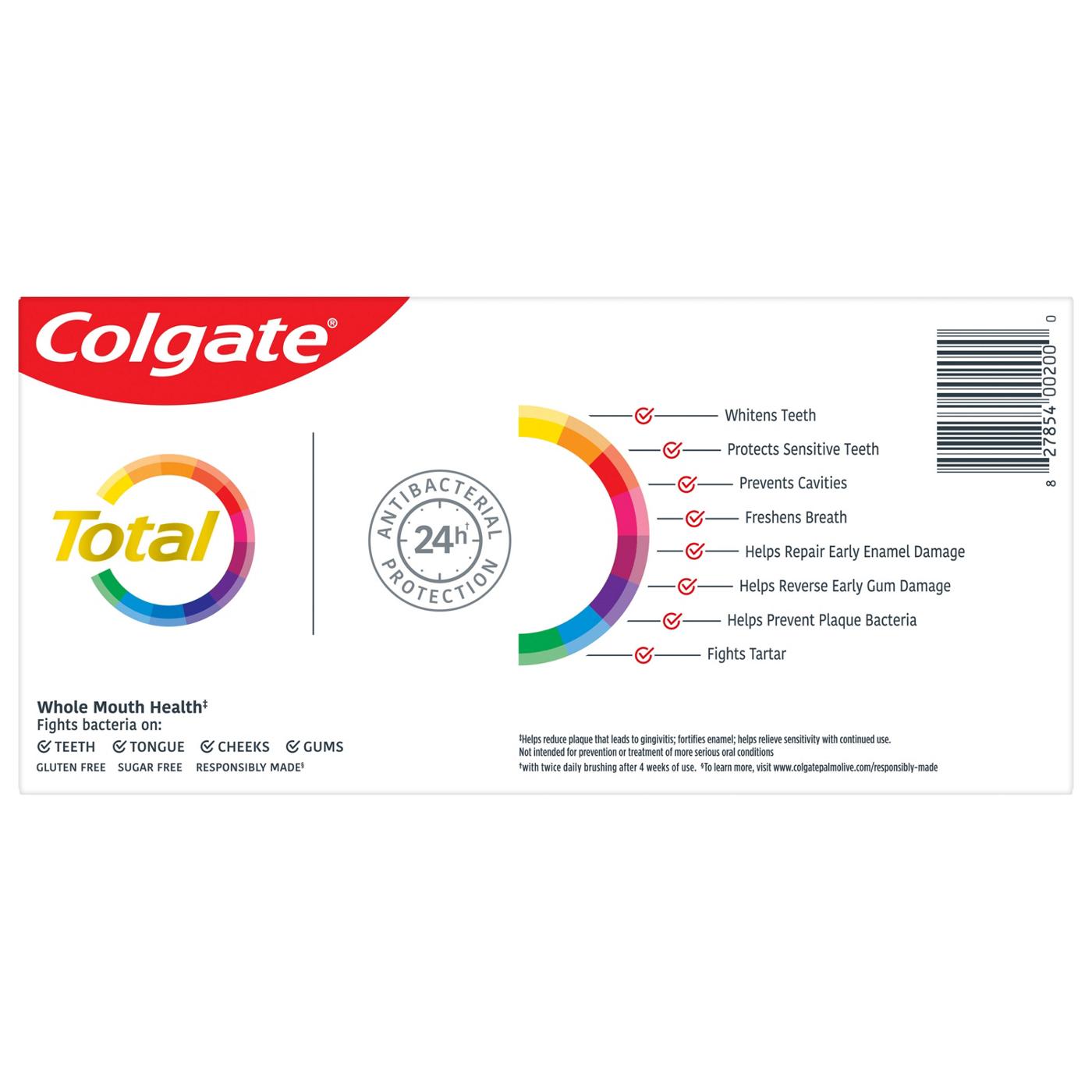 Colgate Total Whitening + Charcoal Toothpaste, 2 Pk; image 16 of 17