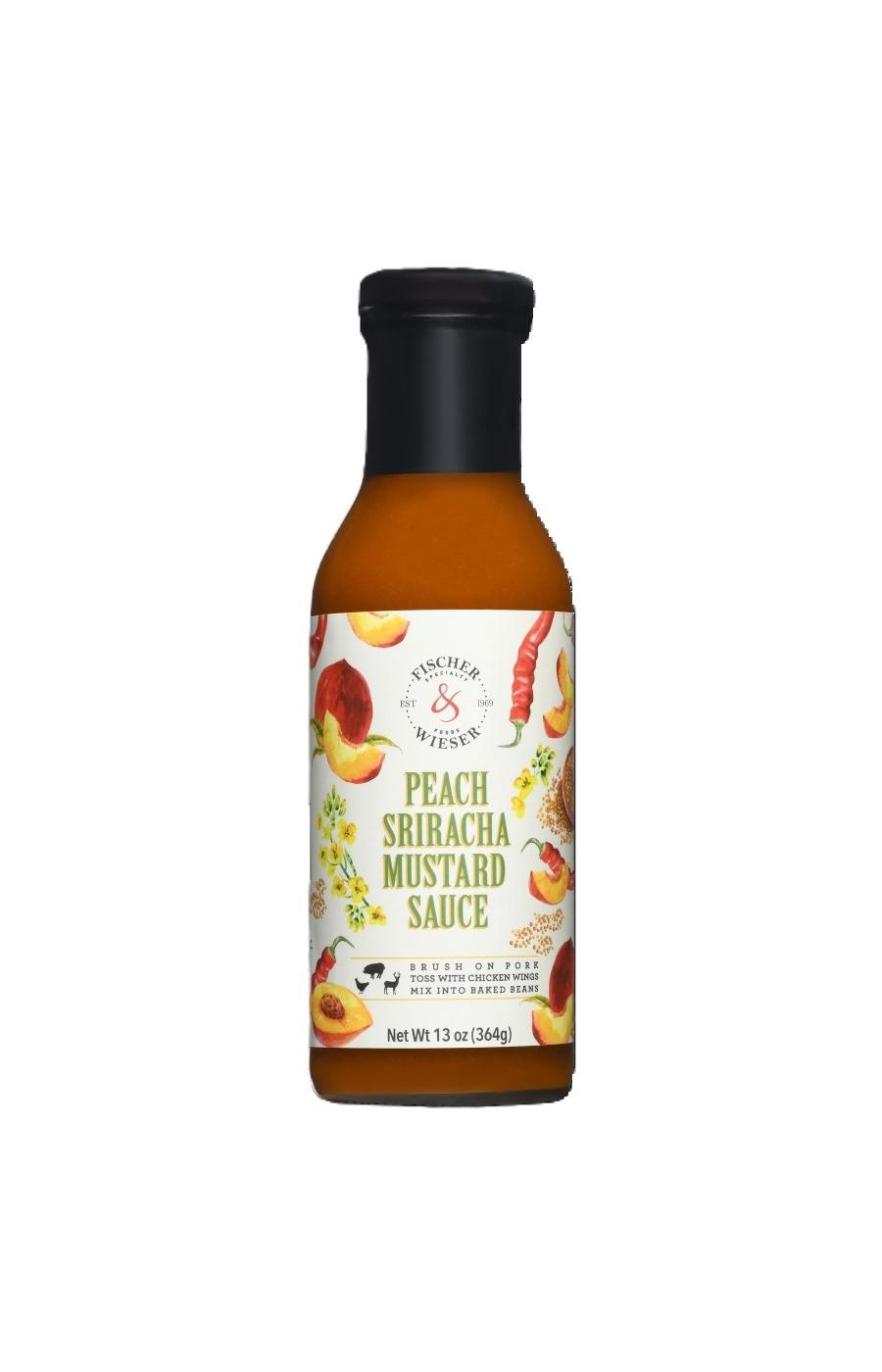 Fischer & Wieser Peach Sriracha Mustard Sauce; image 1 of 3