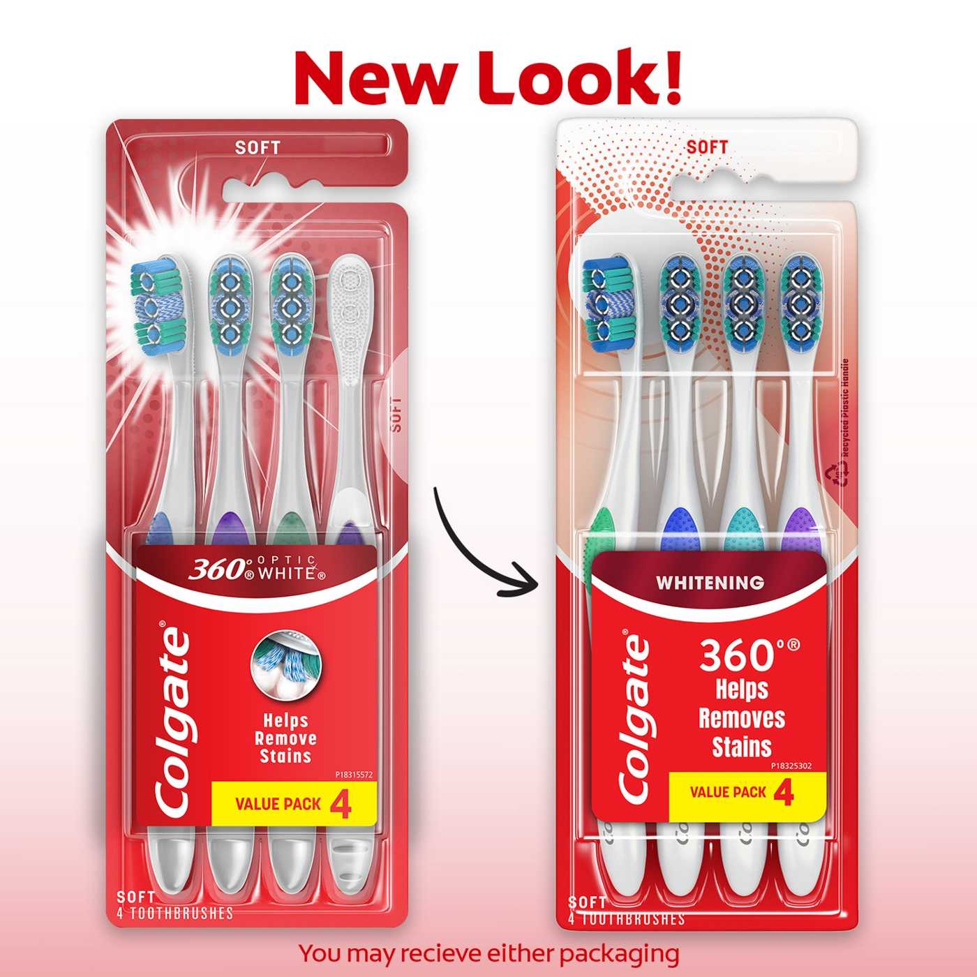 Colgate 360 Optic White Toothbrushes - Soft; image 2 of 9