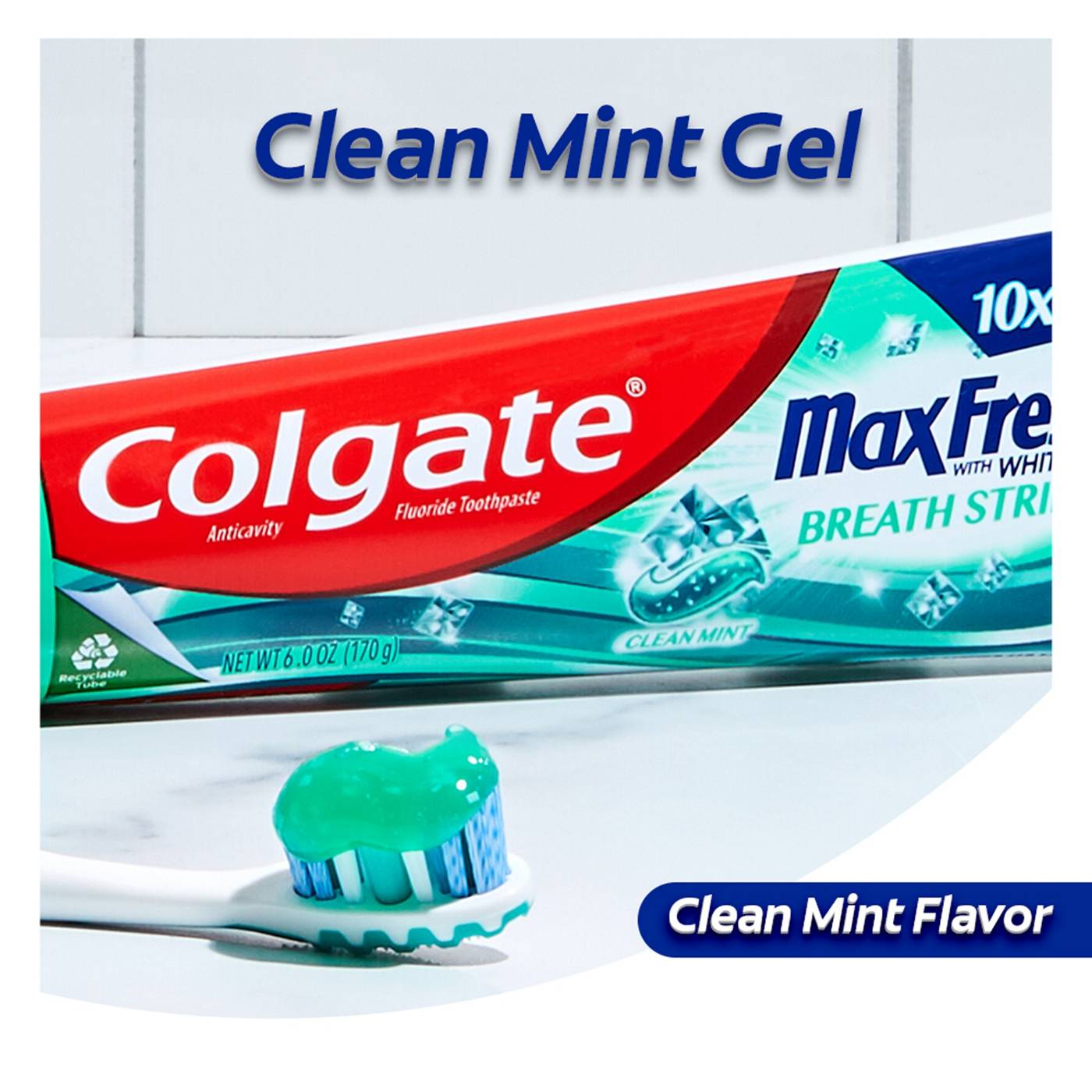 Colgate Max Fresh Anticavity Toothpaste - Clean Mint, 3 Pk; image 2 of 6