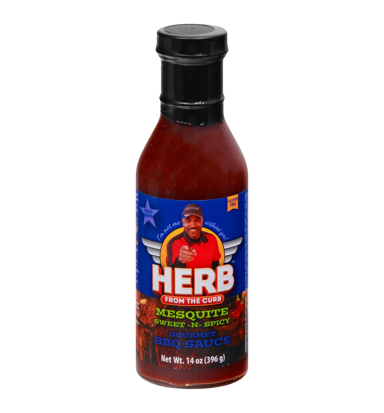 Herb From the Curb Spicy Mesquite Gourmet BBQ Sauce; image 1 of 2