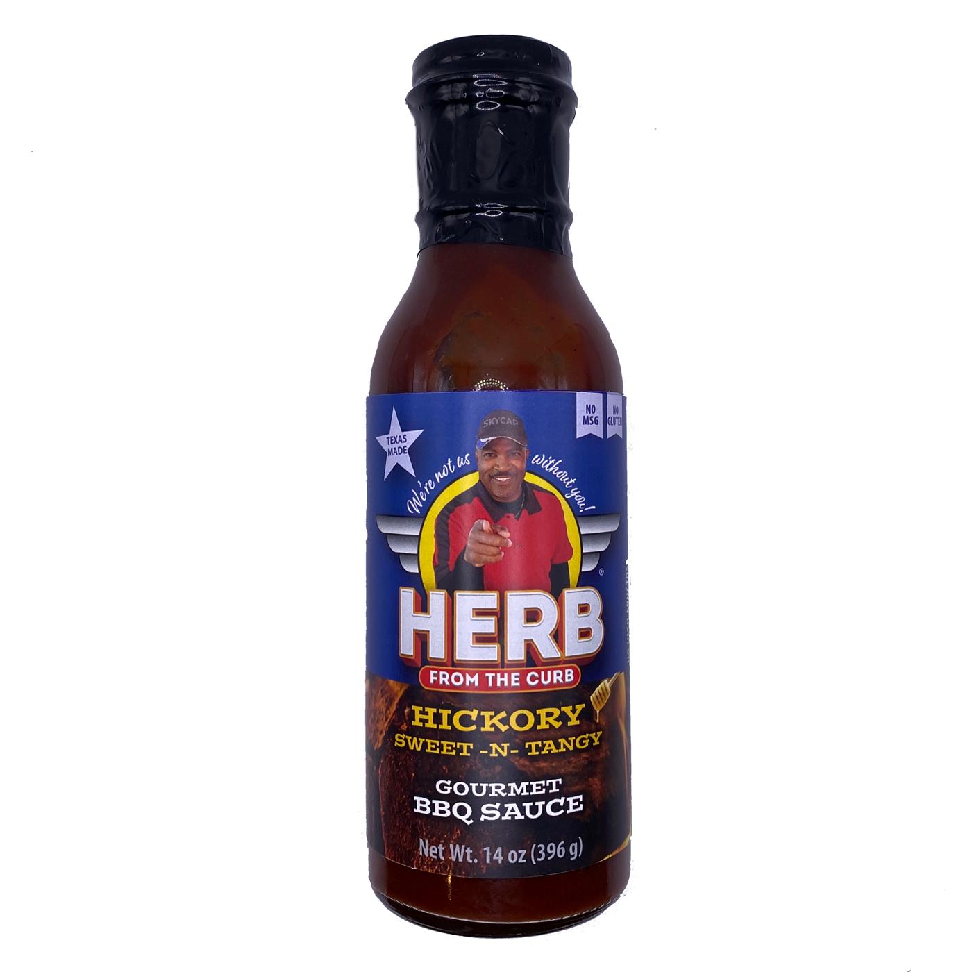Herb From the Curb Sweet-N-Tangy Hickory Gourmet BBQ Sauce; image 1 of 2