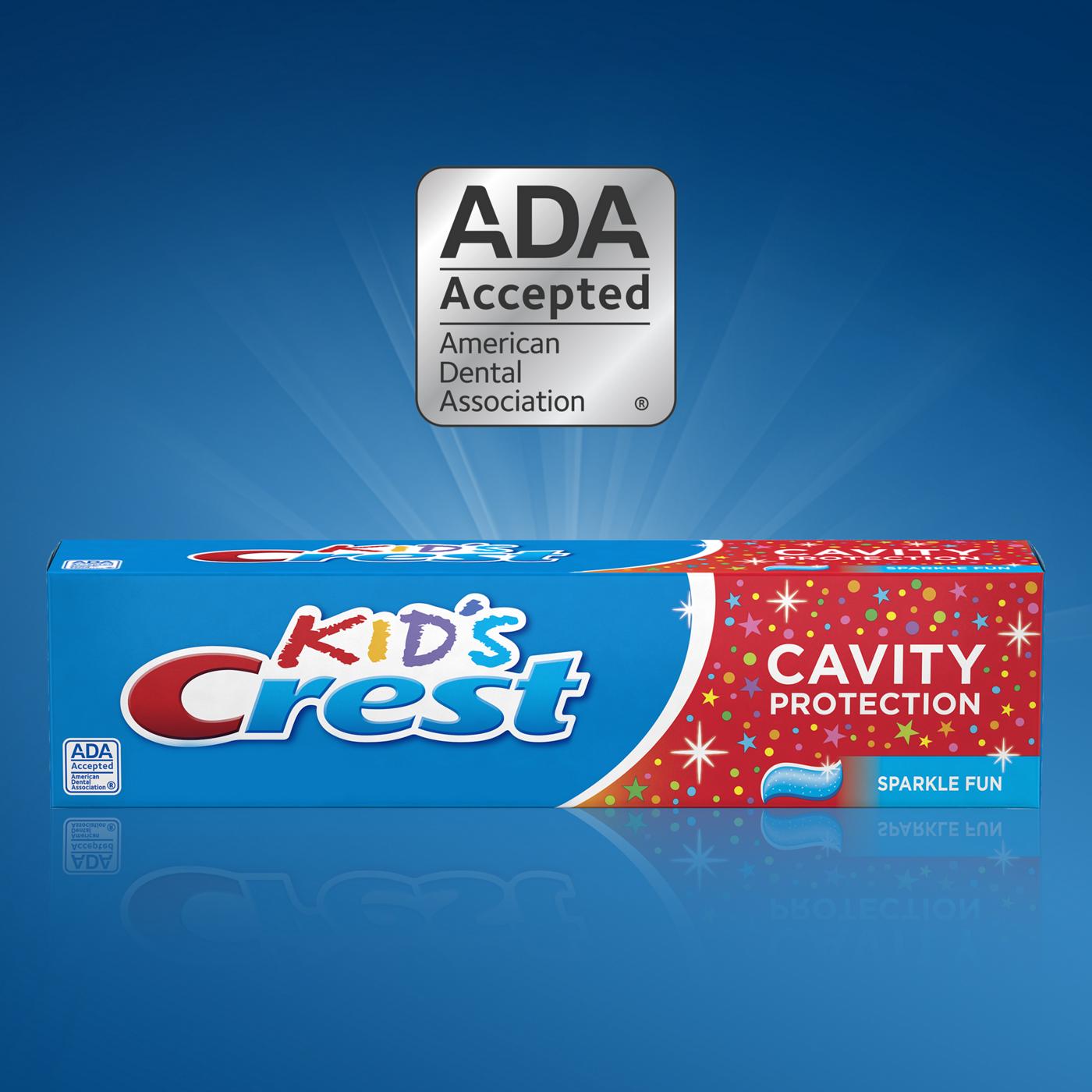 Crest Kid's Cavity Protection Toothpaste - Sparkle Fun, 3 Pk; image 2 of 7