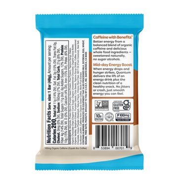 Quantum Energy Square - Caffe Mocha Almond Chip