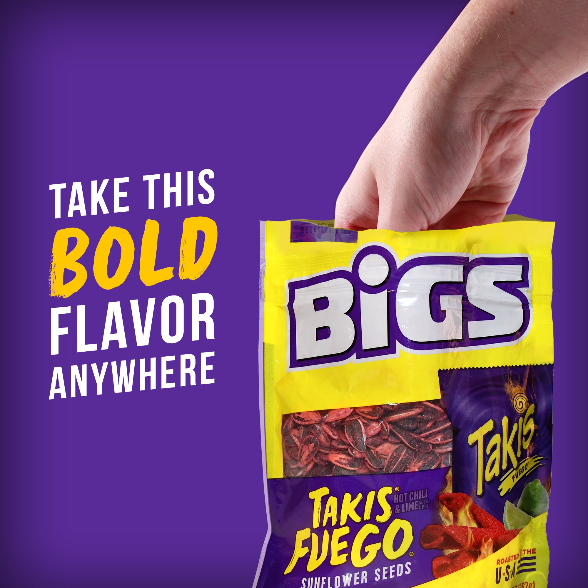 Bigs Takis Fuego Takis Fuego Sunflower Seeds - Shop Nuts & Seeds at H-E-B